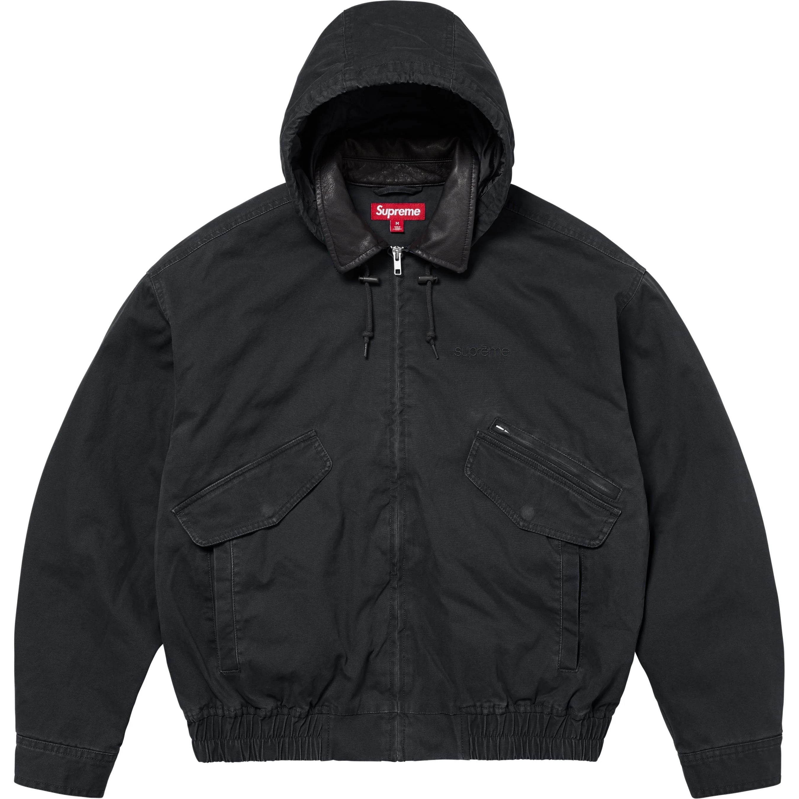 Leather Collar Utility Jacket view 19